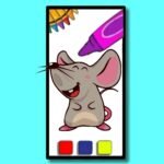 Funny Mouse Coloring Time